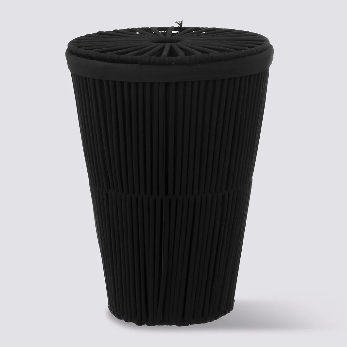 5five Panier à linge 42L, Noir