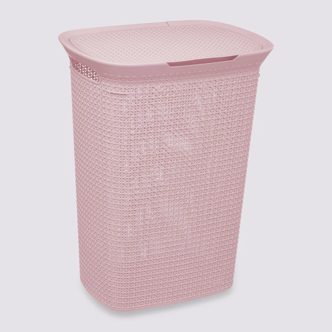 5five Panier à linge plastique 57L, Rose