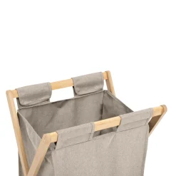 5five Panier à linge pliable 50L, Gris