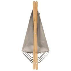 5five Panier à linge pliable 50L, Gris