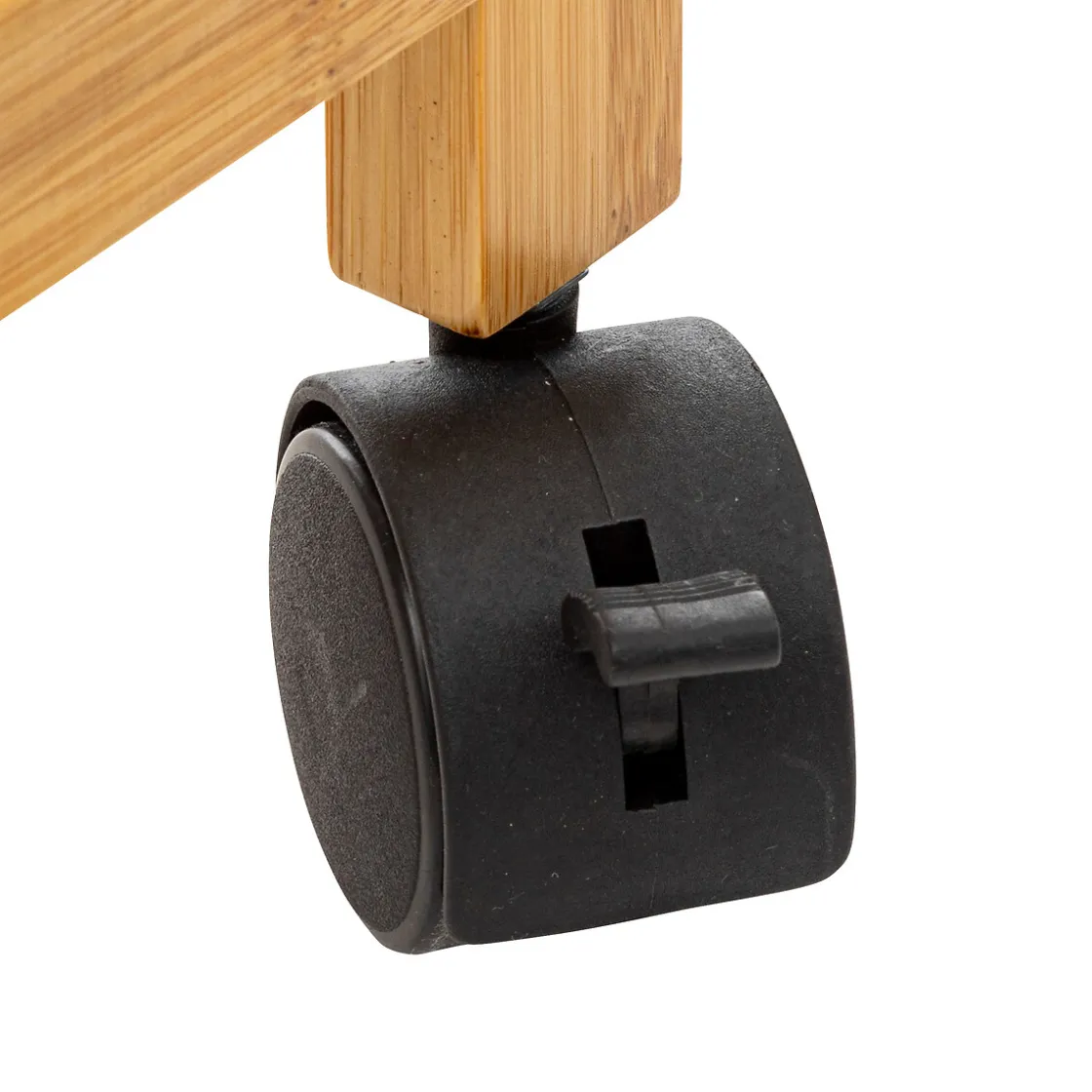 5five Panier à linge roulette 52L, Beige