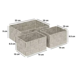 5five Panier, 3 produits, Beige