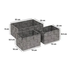 5five Panier, 3 produits, Gris