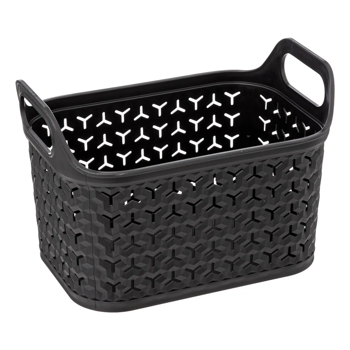 5five Panier ajouré plastique 4L, Noir