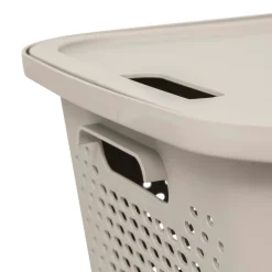 5five Panier avec couvercle 13,9L, Lin