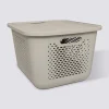 5five Panier avec couvercle 19,6L, Lin
