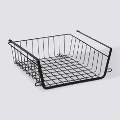 5five Panier de rangement à suspendre 31,5cm, Noir