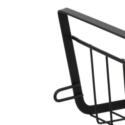 5five Panier de rangement à suspendre 31,5cm, Noir