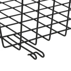 5five Panier de rangement à suspendre 31,5cm, Noir