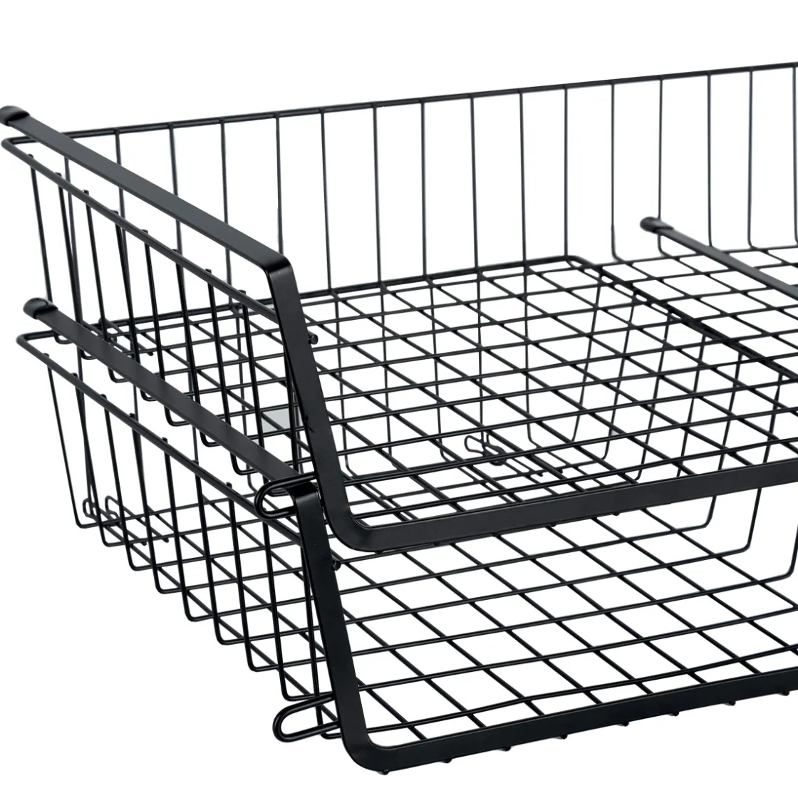 5five Panier de rangement à suspendre 51,5cm, Noir