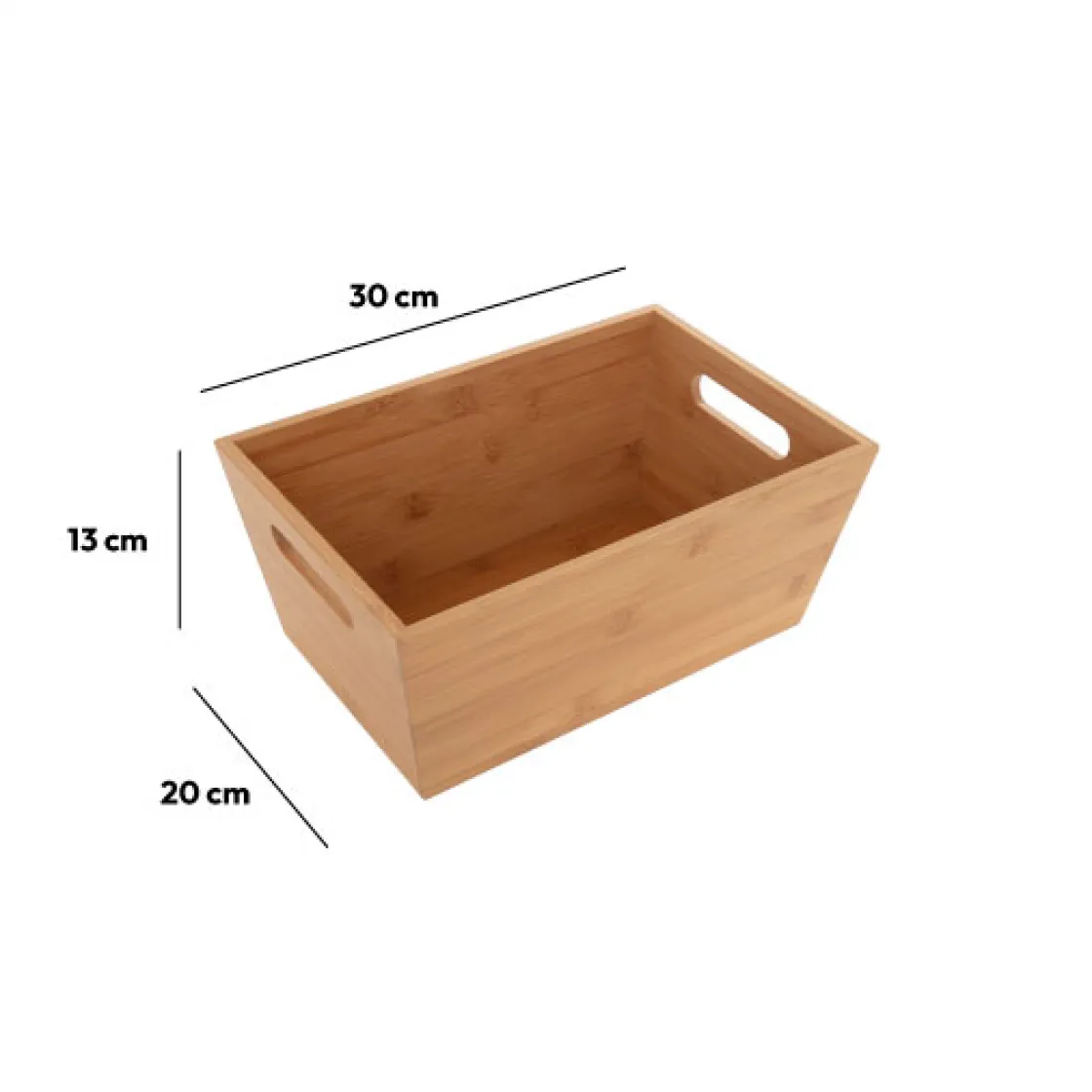 5five Panier de rangement en bambou