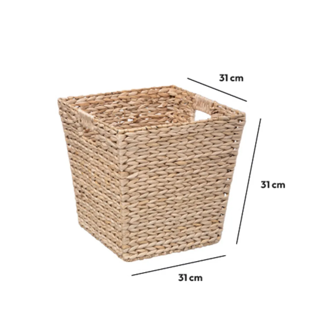 5five Panier effet jonc 31x31 cm