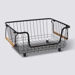 5five Panier en métal empilable, Moyen format