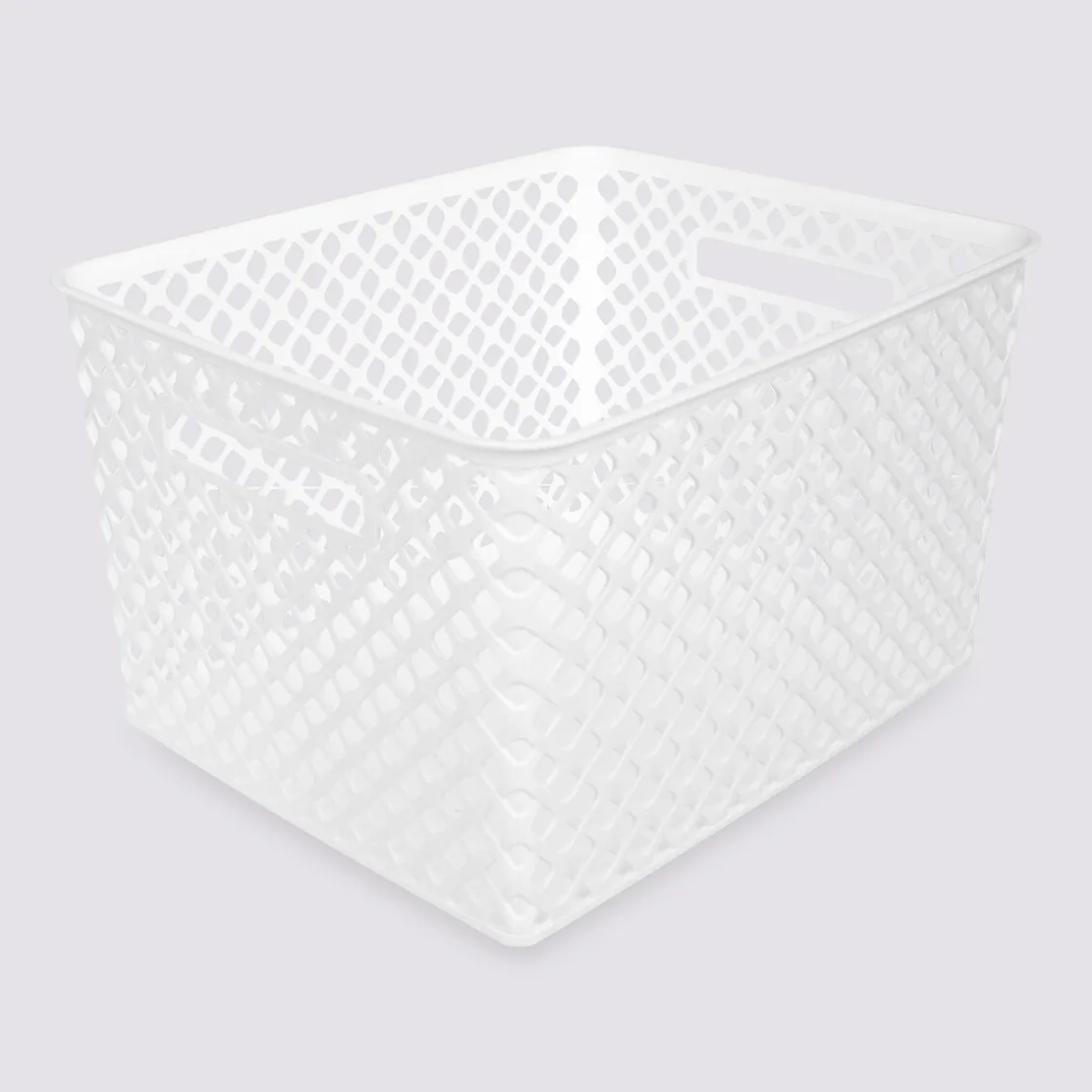 5five Panier en plastique 19L, Blanc
