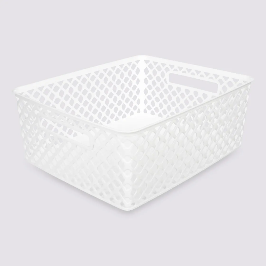 5five Panier en plastique 11L, Blanc