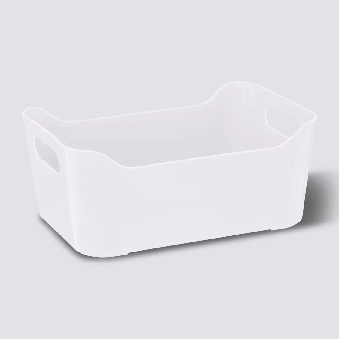 5five Panier en plastique 2,2L, Blanc