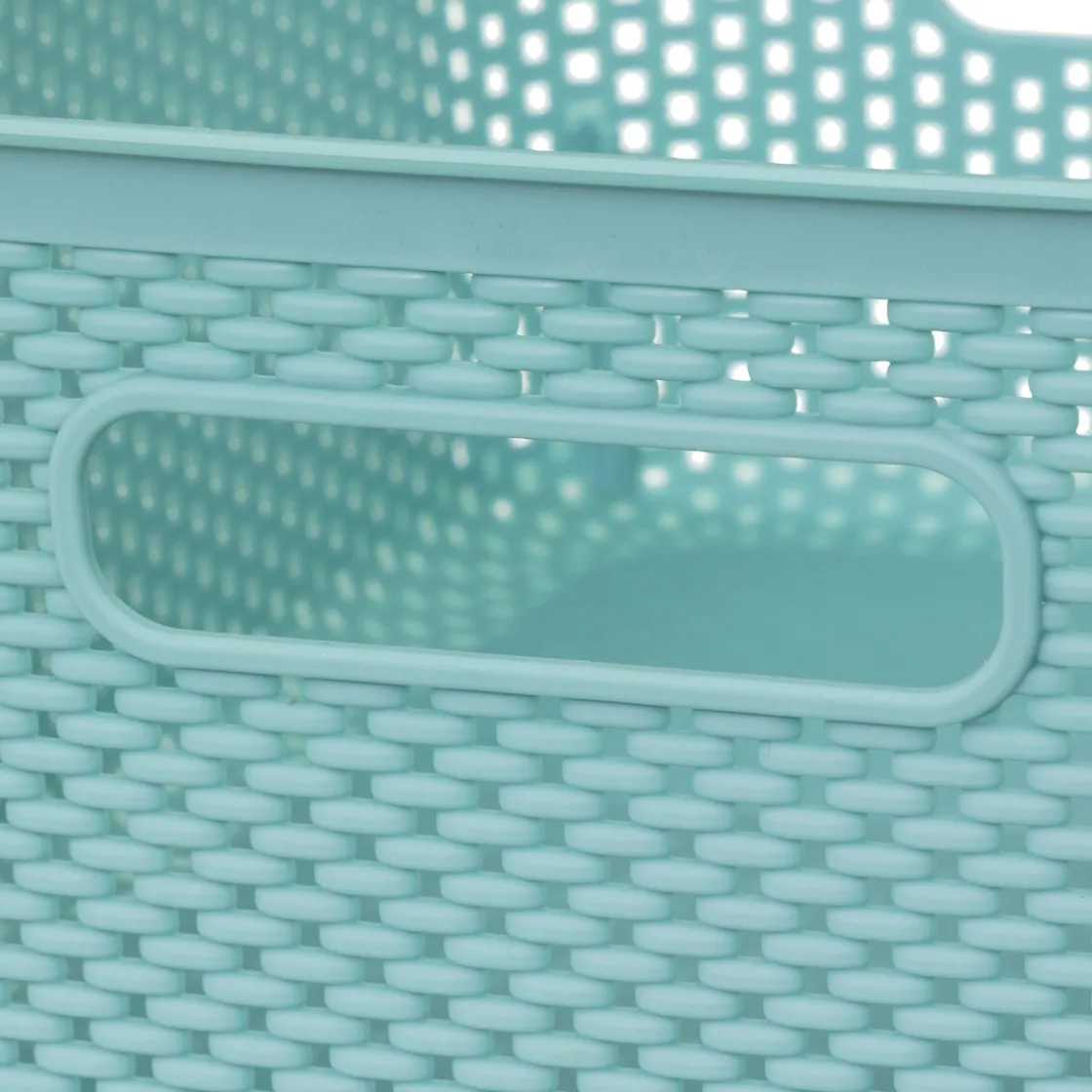 5five Panier en plastique 4L, Bleu artic