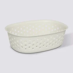 5five Panier en plastique 0,8L, Crème