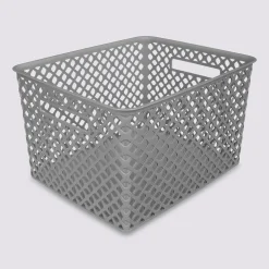 5five Panier en plastique 19L, Gris