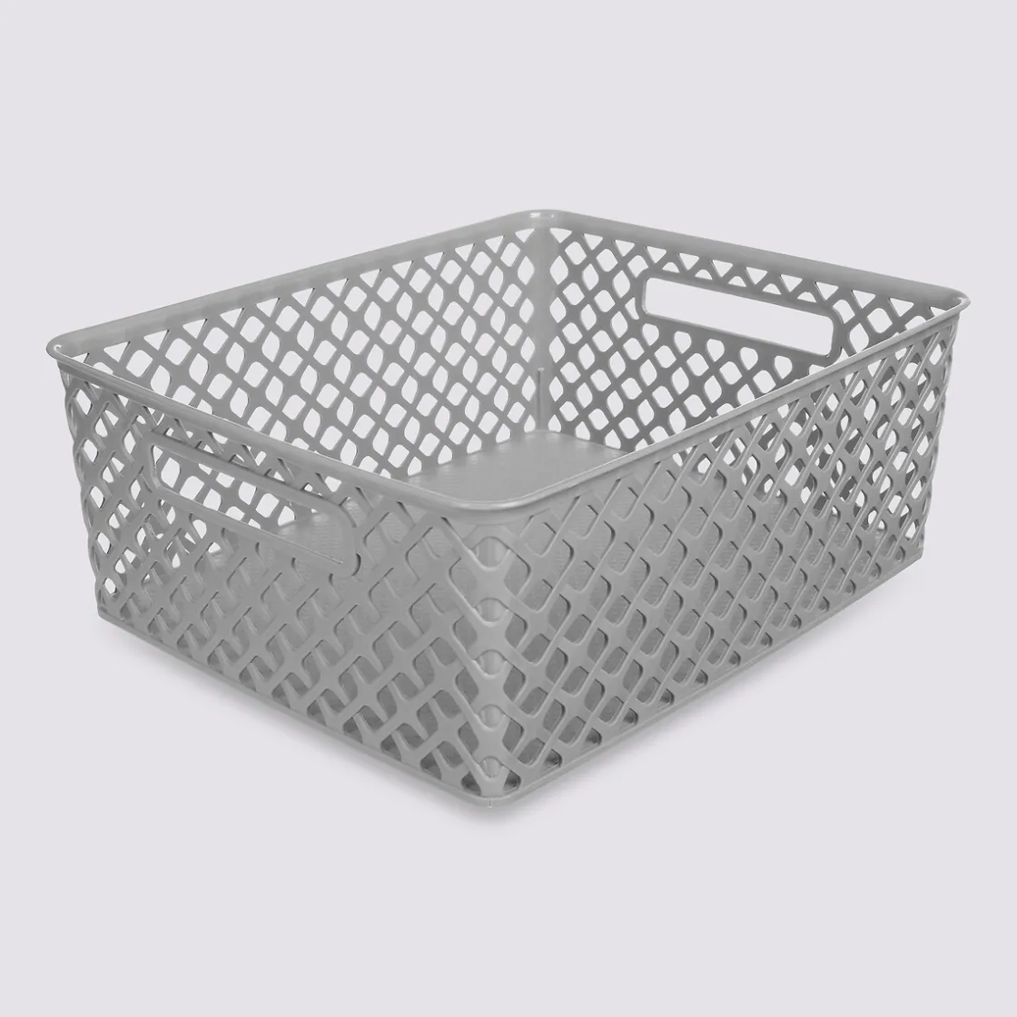 5five Panier en plastique 11L, Gris