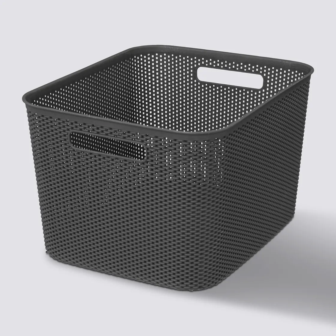 5five Panier en plastique 19L, Gris anthracite