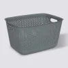 5five Panier en plastique 17L, Gris