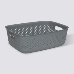 5five Panier en plastique 10L, Gris