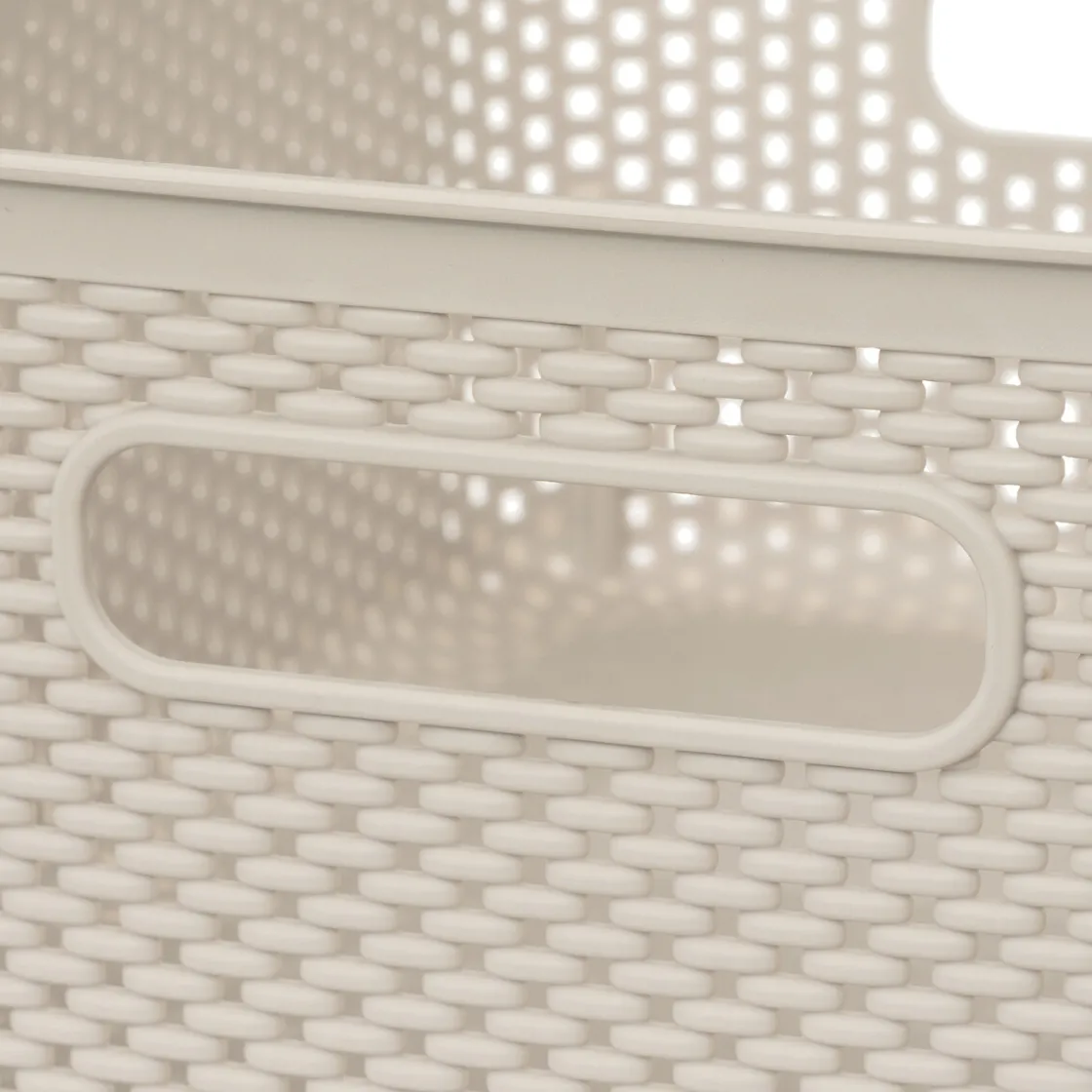 5five Panier en plastique 4L, Lin