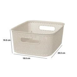 5five Panier en plastique 4L, Lin