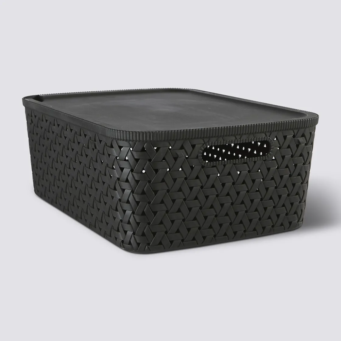5five Panier en plastique 15L, Noir