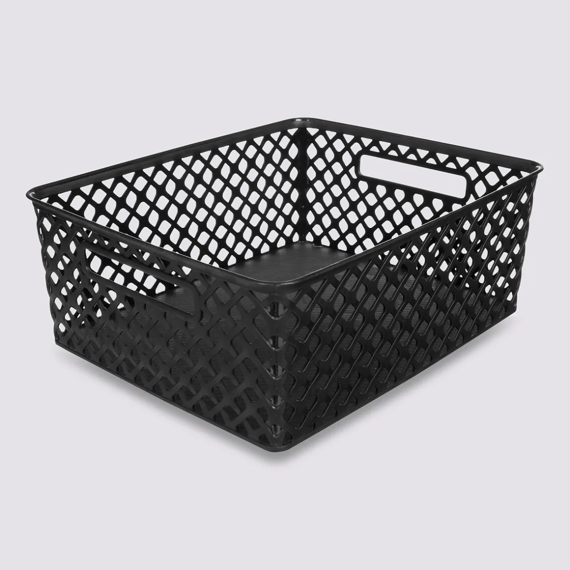 5five Panier en plastique 11L, Noir