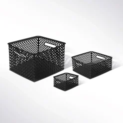 5five Panier en plastique 19L, Noir