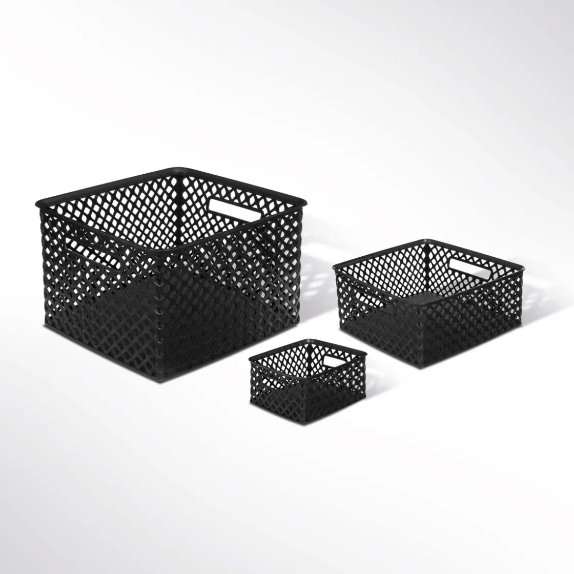 5five Panier en plastique 19L, Noir