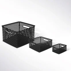 5five Panier en plastique 4L, Noir