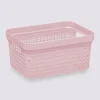 5five Panier en plastique 17L, Rose