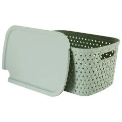 5five Panier en plastique 6,7L, Sauge