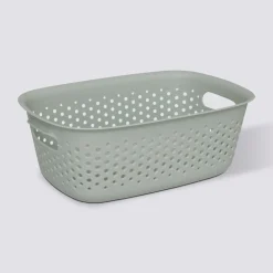 5five Panier en plastique 3,5L, Sauge