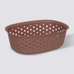 5five Panier en plastique 0,8L, Sienne