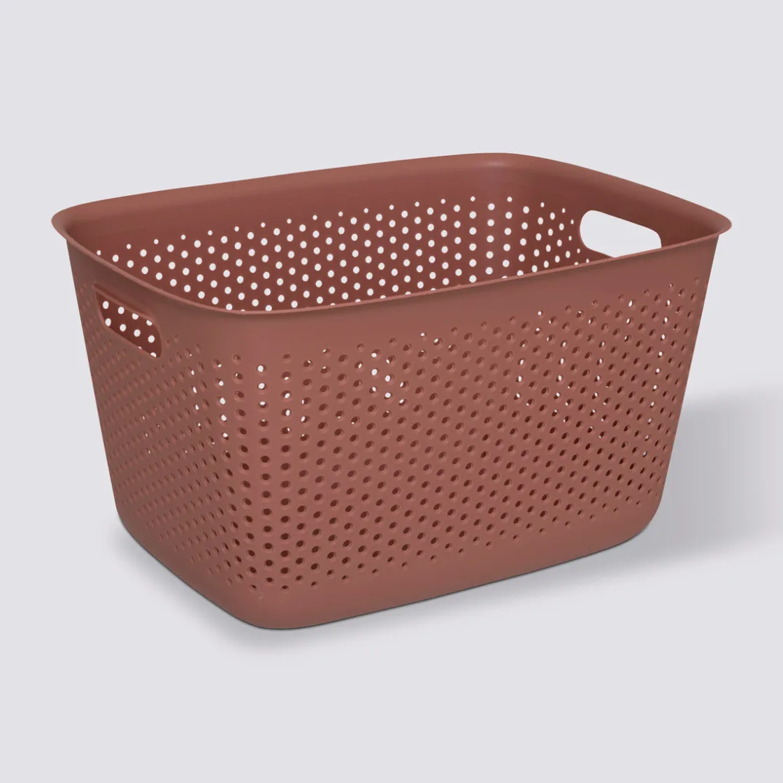 5five Panier en plastique 17L, Sienne