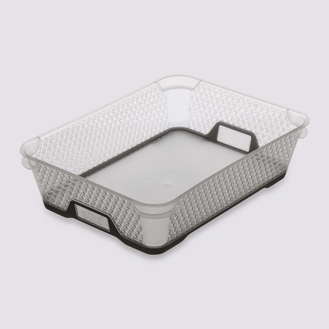 5five Panier en plastique 3,7L -Taupe