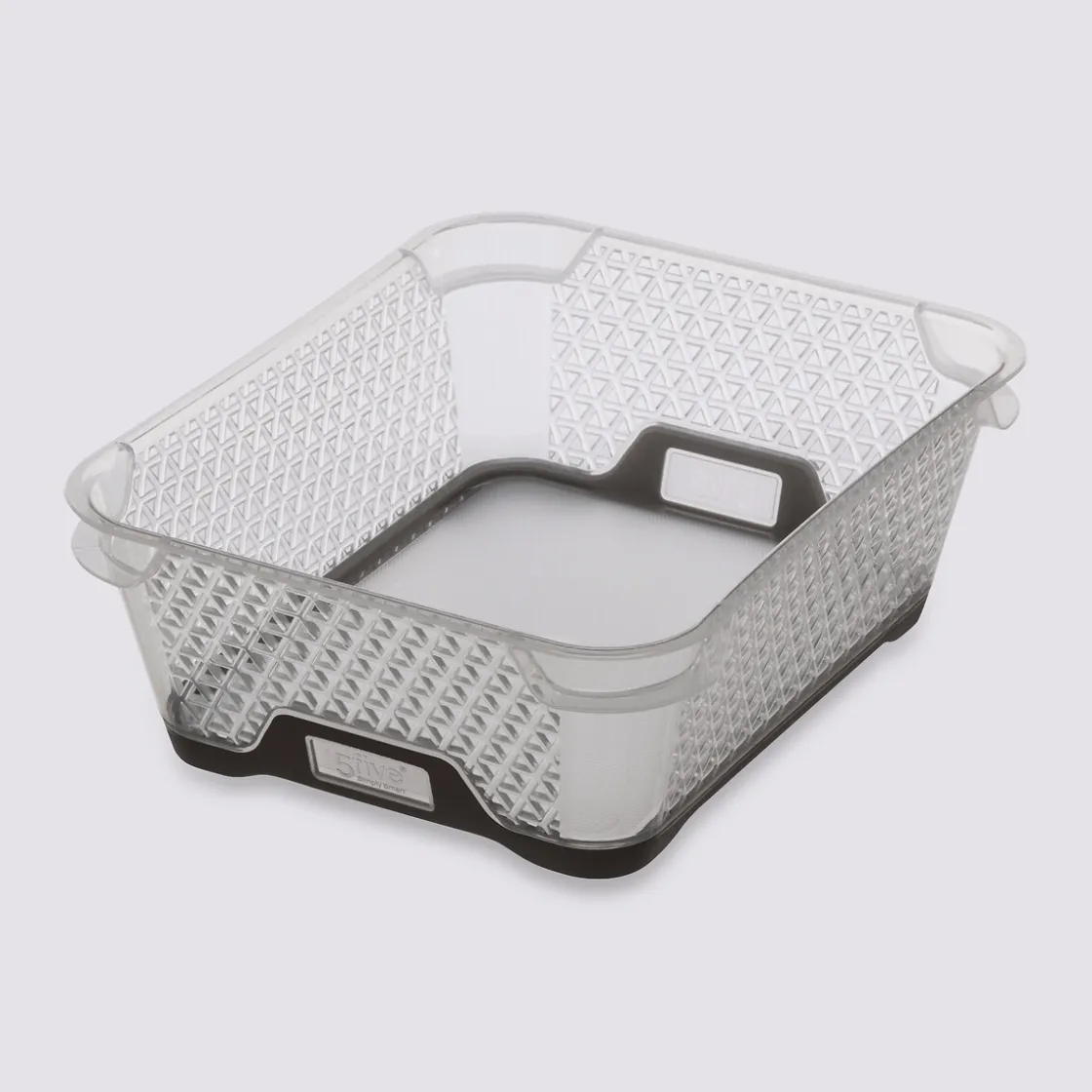 5five Panier en plastique 2,2L -Taupe