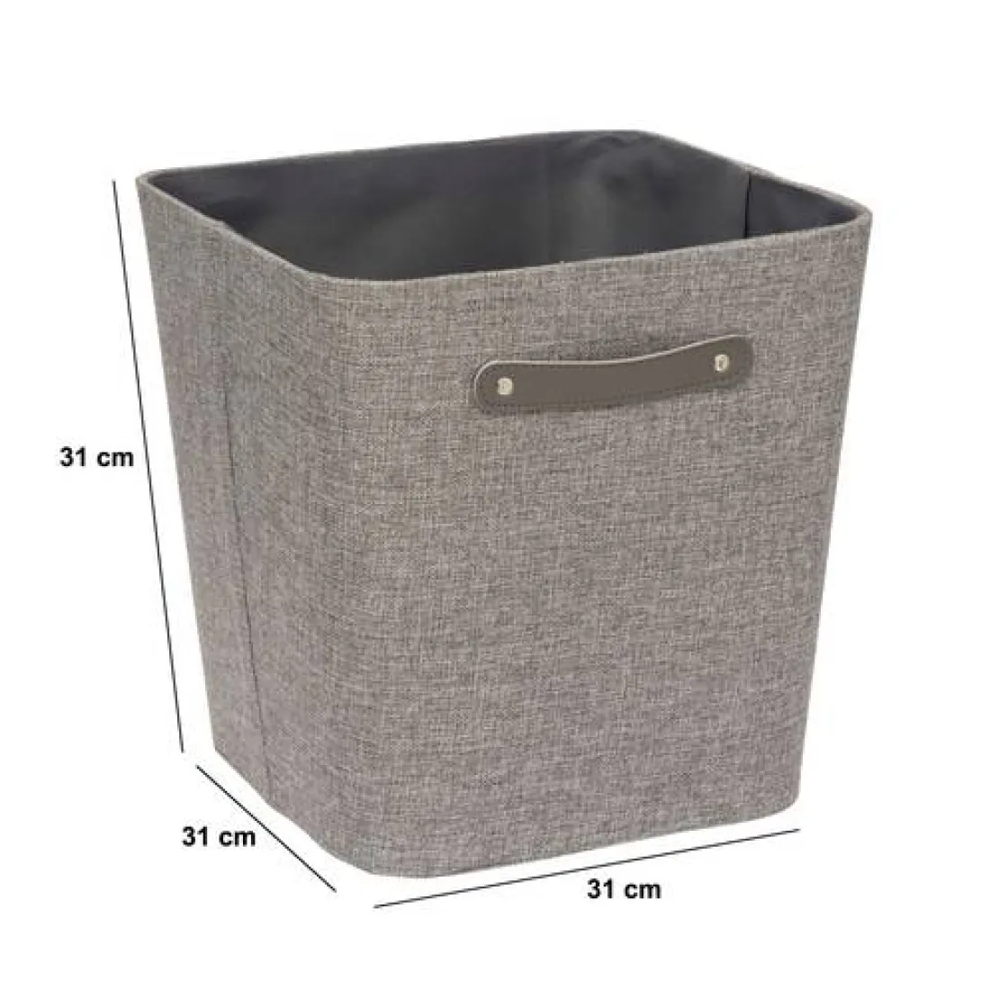 5five Panier, l.31 cm, Gris