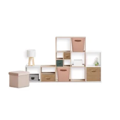 5five Panier, l.31 cm, Rose Clair