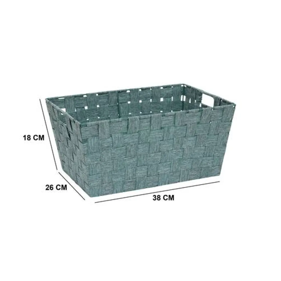 5five Panier, L.38 cm, Vert