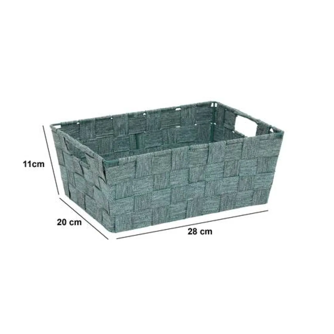 5five Panier, l.28 cm, Vert