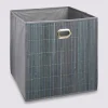 5five Panier latte bambou 31x31cm, Gris