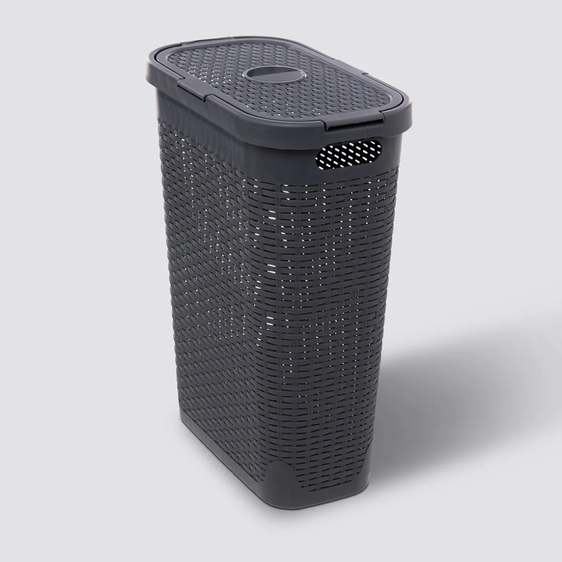 5five Panier linge 40L, Gris anthracite