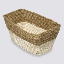 5five Panier paille 15x31 cm, Naturel