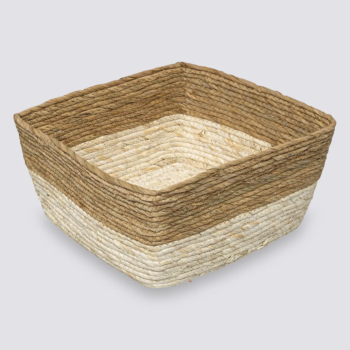 5five Panier paille 31x15 cm, Naturel