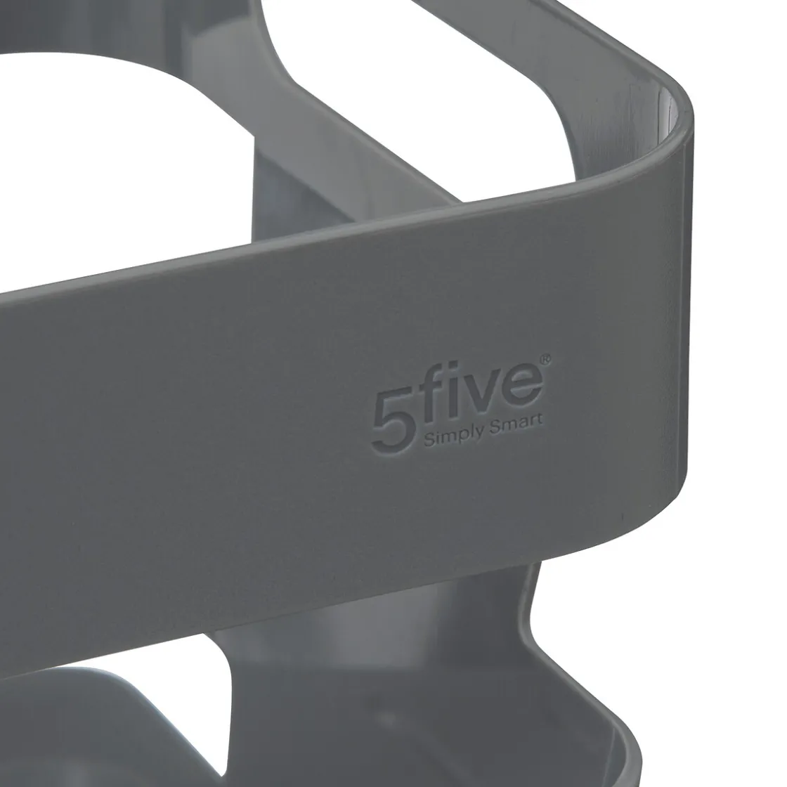5five Panier plastique, Gris